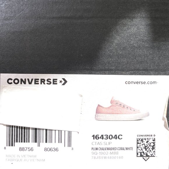 🌸Sale🌸 Converse Chuck Taylor AS SLIP Canvas Women's Size 9 Sneakers 164304C - Picture 9 of 9